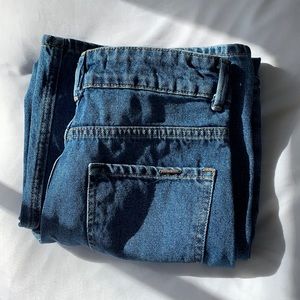 high waisted jeans